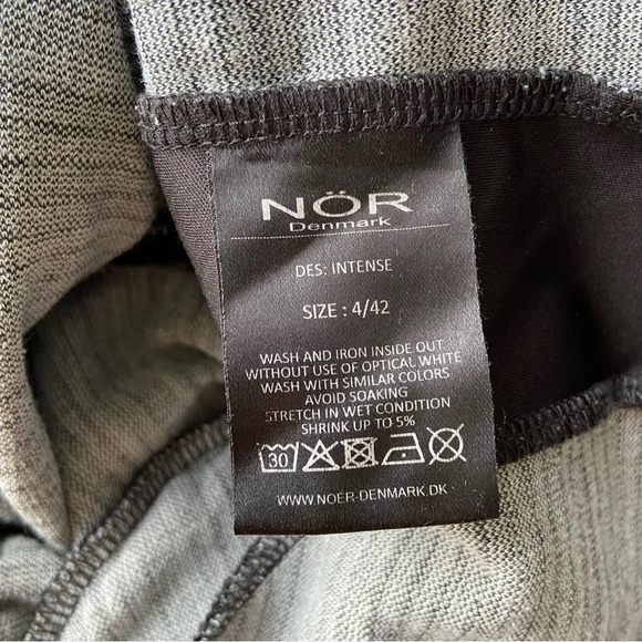 Nor Denmark  Faux Leather Side Striped Baggy Pants - Picture 9 of 14